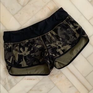 Lululemon Women's Camouflage Athletic Shorts